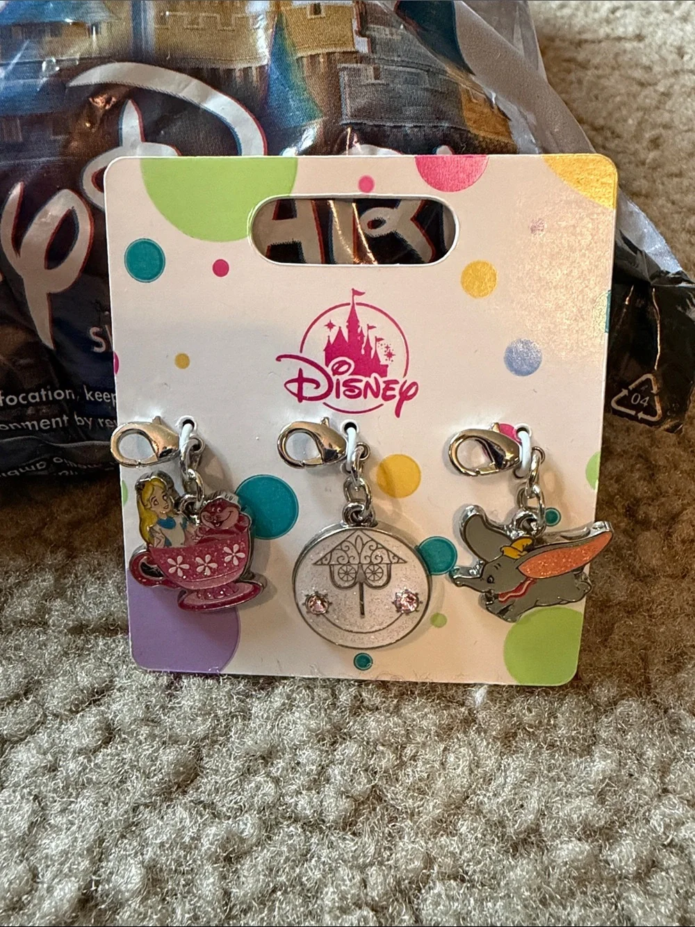 Disney Parks Classics Charm Trio